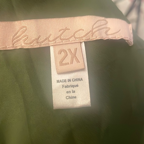 Hutch Printed Twist-Front Puff-Sleeve Ruffle-Hem Dress - Picture 8 of 8